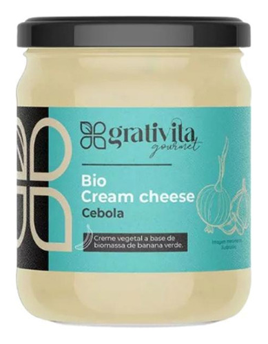 Bio Cream Cheese Vegetal Cebola Grativita 200g