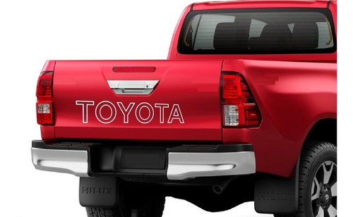 Stickers Letras Hueca Y Garra Faro Para Toyota Pick Up 2 Pzs