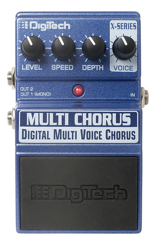 Foto do pedal de guitarra Digitech Multichorus Xmc Color