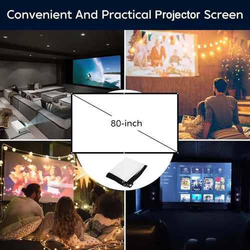 Mini Proyector Tmy, Proyector Bluetooth Mejorado Con Pantall