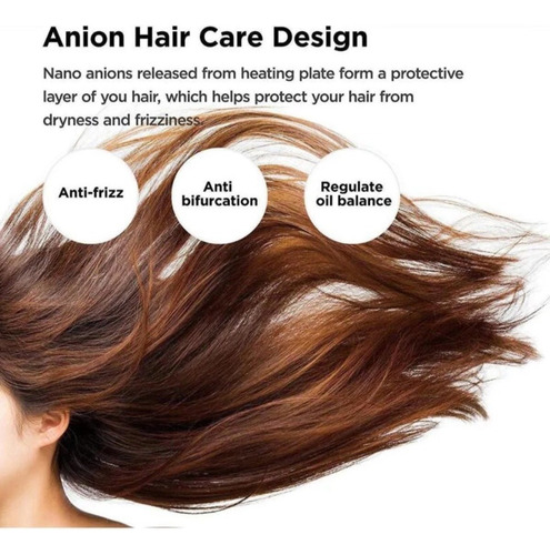 Cepillo For Planchar Cabello Giratorio Peine Alaciador
