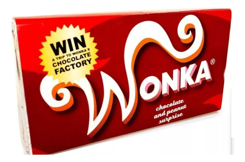 2 Barras De Chocolate Willy Wonka
