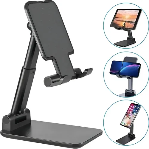 Suporte Mesa Articulado 212f Ajustavel Para Celular E Tablet Pretobranco