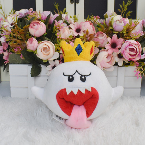 Mx1 Juguetes De Peluche Blancos Con Dibujos Animados De Boo