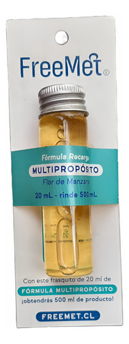 Limpiador Multipropósito Freemet 20ml Rinde 500ml