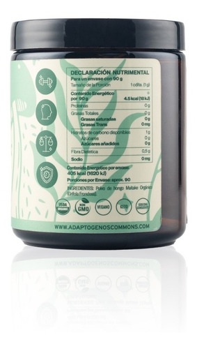 Hongo Adaptógeno Maitake 90g Commons Orgánico