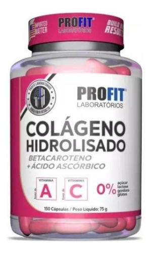 Colágeno Hidrolizado Con Betacaroteno + Vitaminas A,c Profit