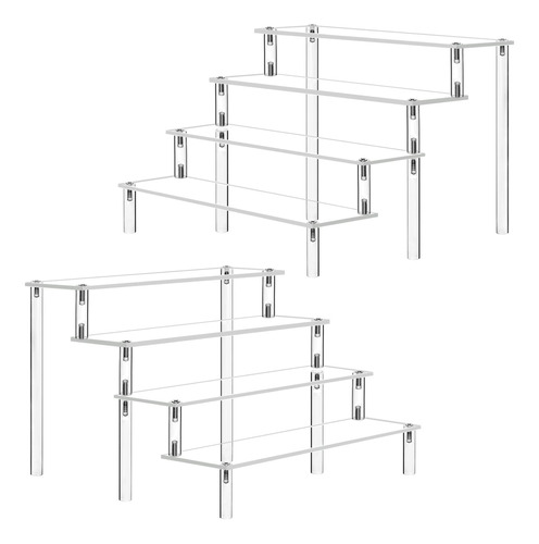 Soporte Elevador De Exhibicin De Acrlico, Estante Transparen