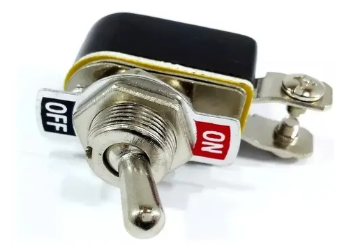 Kit 2 Chave Tic Tac Metal On/off - 2t - 2p - 3a Knh-1s 250v