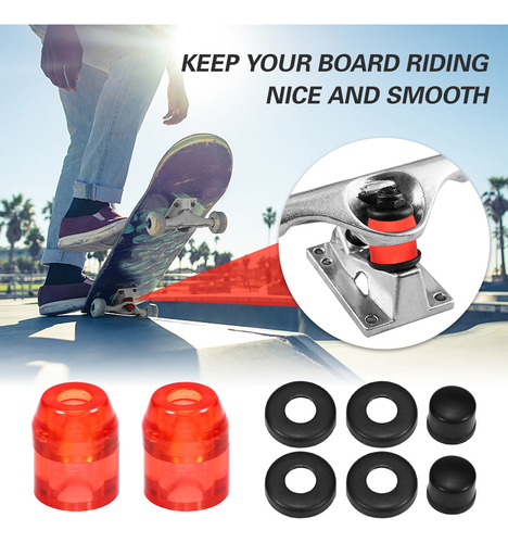 Kit De Reconstrução De Caminhão De Skate E Longboard: Buchas