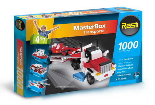 Bloques Rasti Masterbox Transporte 1000 Piezas Baby Shopping