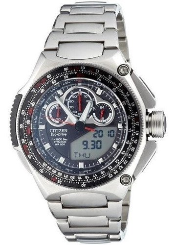 Reloj Citizen Jw0071-58e Tianio Super Crono Agente Oficial M