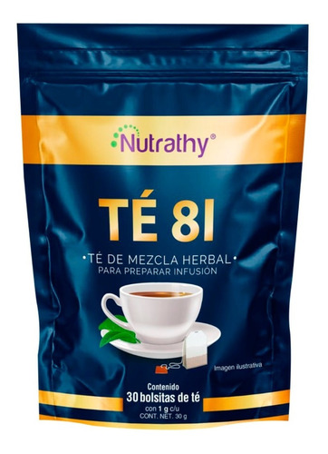 Nutrathy Té 8i Mezcla Herbal 30bolsitas 30g 