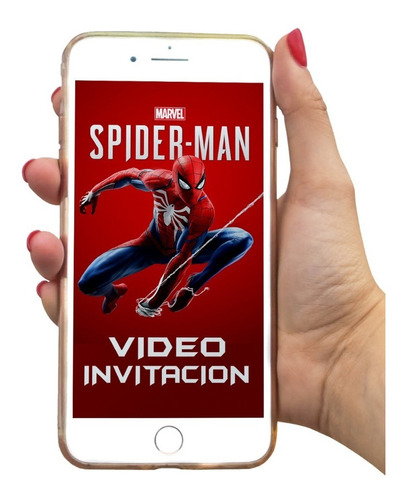 Invitacion Spiderman Digital Hombre Araña Video