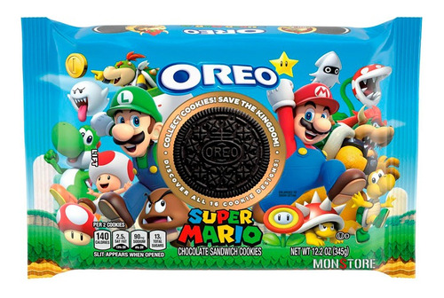 Galletas Oreo Super Mario Bros Exclusive Limited Edition