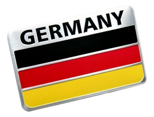 02 Emblemas Adesivos Bandeira Germany/alemanha  P/ Veículos