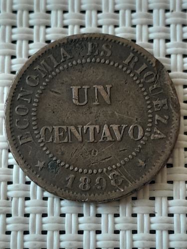 Moneda 1 Centavo 1898 - Cobre