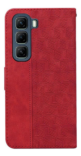 Carcasa Abatible For Infinix Hot 50 5g Cartera Geométrica