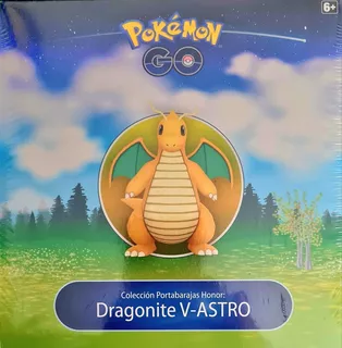 Pokemon Go Dragonite Vtar Box 9 Boosters Portabaraja Español