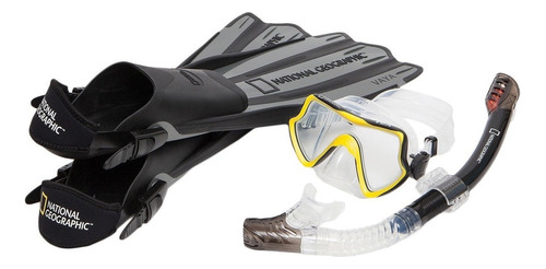 Set Completo De Buceo Snorkel Vaya2 National Geographic Febo Color Talle S/m