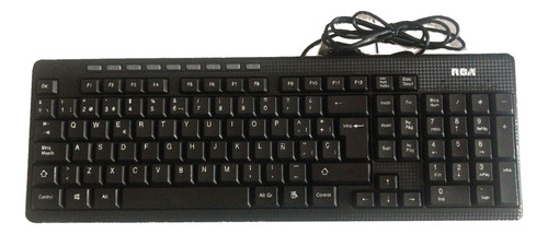 Teclado Rca Multimedia T-150 - Super Slim - Negro