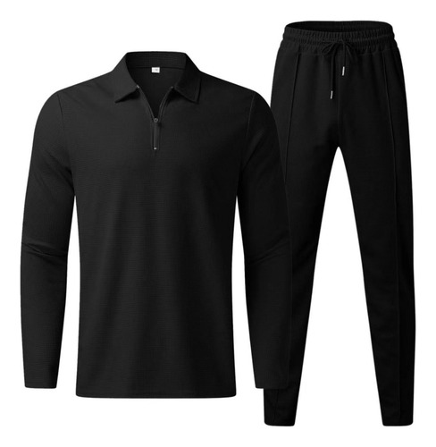 Conjunto Deportivo Pantalón + Playera Polo Para Hombre