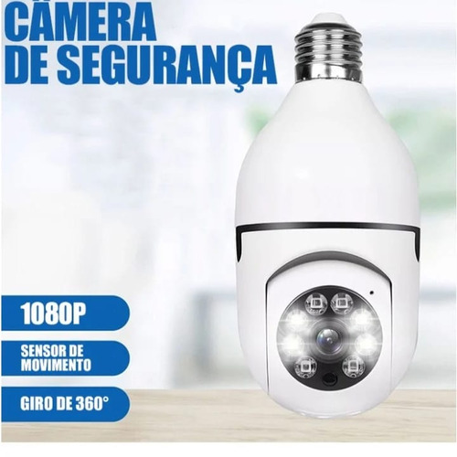 Camera Ip Segurança Lampada Yoosee Panoramica wi-fi 360°