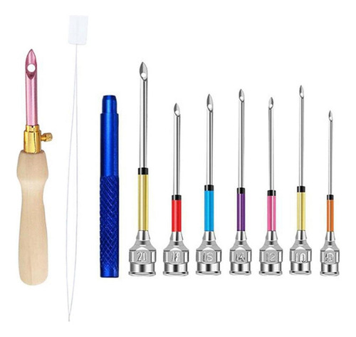 Set De 10 Piezas Para Bordar Y Tejer Para Bricolaje