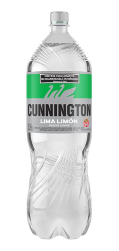 Gaseosa Cunnington Lima Limon S/azucar Bot. 2,25 Litros