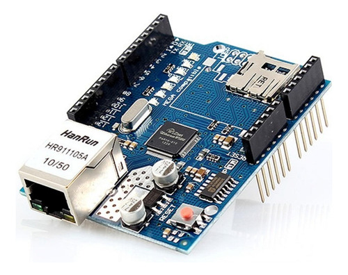 W5100 Arduino Ethernet Modulo Shield Red + Lector Microsd  