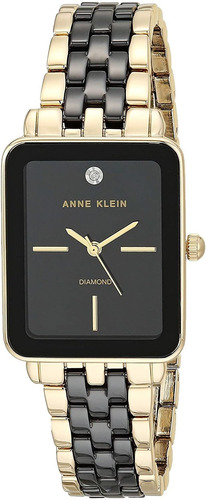 Reloj Mujer Anne Kle Ak/3668bkg Cuarzo Pulso Negro Just Watc