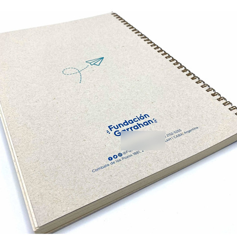 Imagen 3 de 3 de Cuaderno Universitario -tapa Blanda- Fundación Garrahan