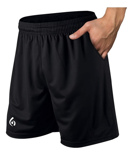 Short Deportivo Con Bolsillos Para Hombre Running Futbol