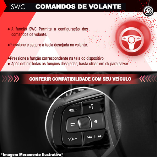 Midia Android 2 Din 9 Polegadas Carplay Sem Fio + Moldura