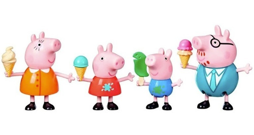 Playsets Helados Con Peppa Pig Y Su Familia - Hasbro