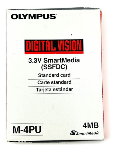 Olympus Digital Vision 3.3v Smartmedia Ssfdc 4mb Standar Eeh