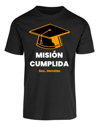 Playera De Graduación Personalizable-colegio- Año - Birrete 