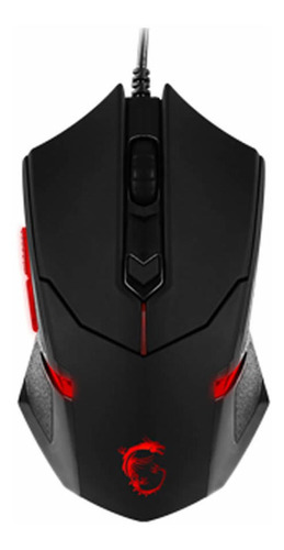 Mouse Gamer Optico Msi Interceptor Ds B1 1600 Dpi