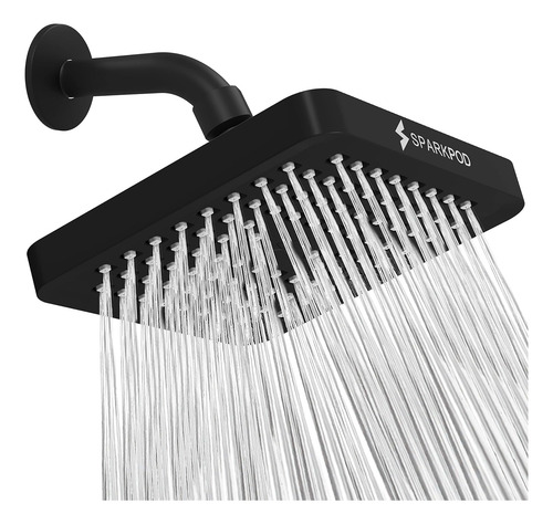 Cabezales De Ducha Fijos Sparkpod Srsh6-bm 3. Midnight Black