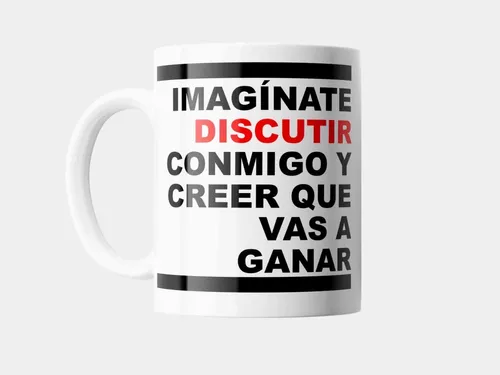 Taza cerámica personalizada Hoy tampoco tengo paciencia negra