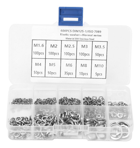 . Lavadora De Aço Inoxidável 600pcs Elastic Gasket Spring