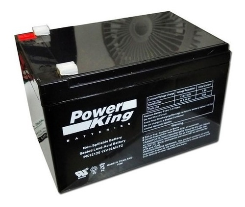 Bateria Agm 12v-12ah Power King /backup/ups/alarma Pk12120