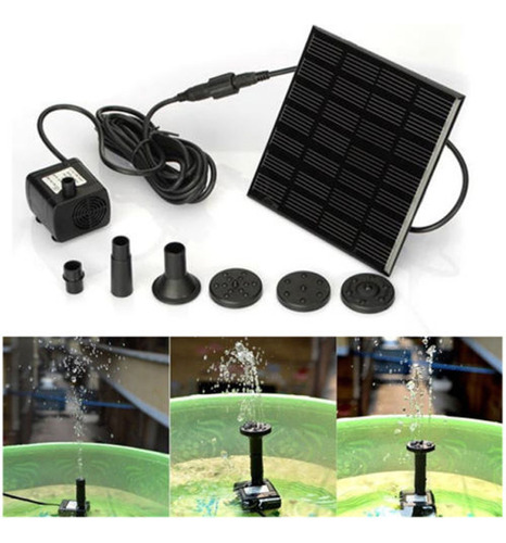 Kit De Bomba De Energía Con Panel De Agua Solar De 3 Piezas