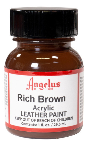 Pintura Acrílica Angelus 1 Oz Color Rich Brown