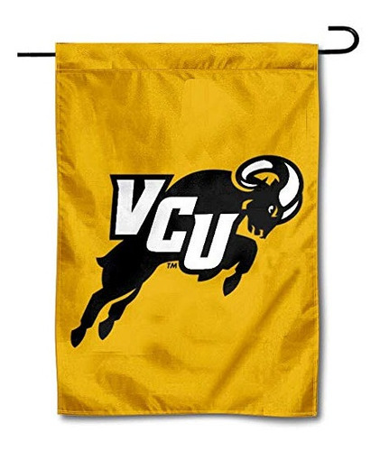 College Flags & Banners Co. Bandera De Jardín Vcu Rams Jumpi