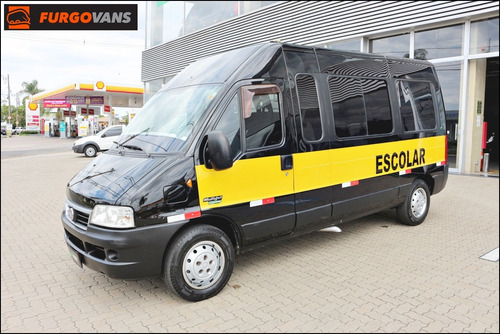 Ducato 2013 Escolar 20 Passageiros Minibus Preta (6786)