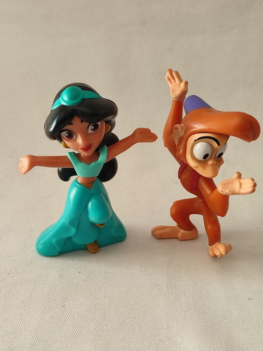 Muñeca Jasmin Y Abu Aladdin Disney Mcdonalds (Usado)