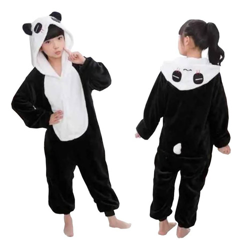 Pijama Enterito Plush Niño Niña Animales Panda
