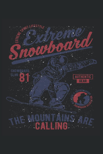 Libro: Snowboard Snowboarding: Cuaderno De Motos De Nieve |d