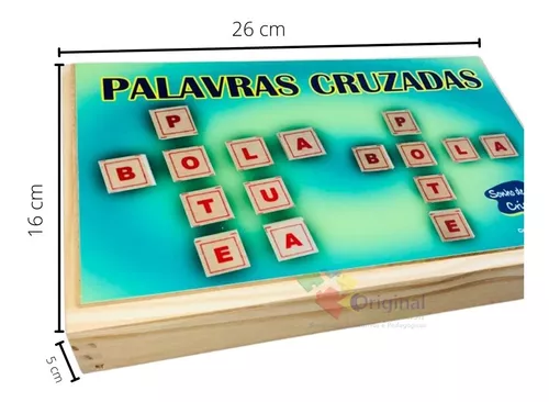 Modelo de jogo de palavras cruzadas de brinquedos